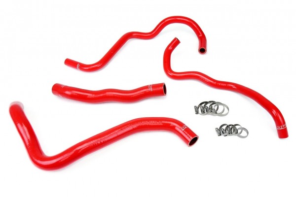 HPS RED REINFORCED SILICONE RADIATOR + HEATER HOSE KIT FOR HONDA 13-15 ACCORD 3.5L V6 LHD