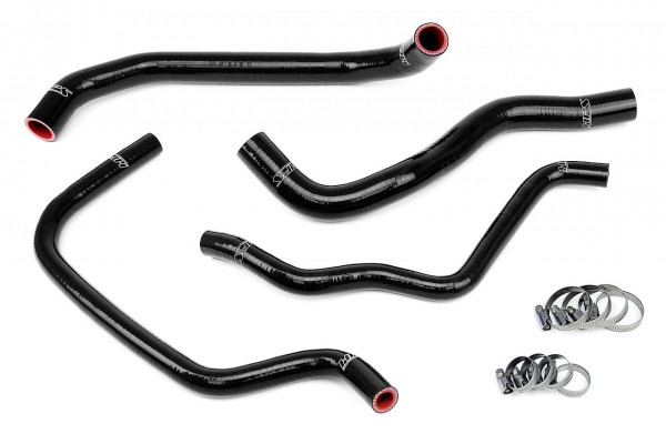 HPS BLACK REINFORCED SILICONE RADIATOR + HEATER HOSE KIT FOR ACURA 09-14 TSX 2.4L 4CYL LHD