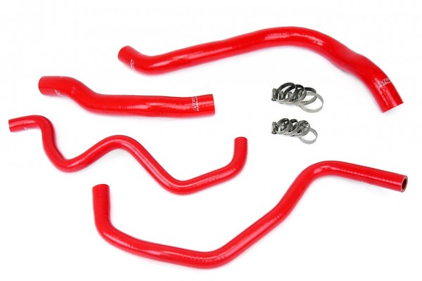 HPS RED REINFORCED SILICONE RADIATOR + HEATER HOSE KIT FOR ACURA 10-14 TSX 3.5L V6 LHD