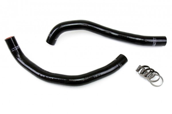 HPS BLACK REINFORCED SILICONE RADIATOR HOSE KIT COOLANT FOR HONDA 03-07 ACCORD 2.4L 4CYL