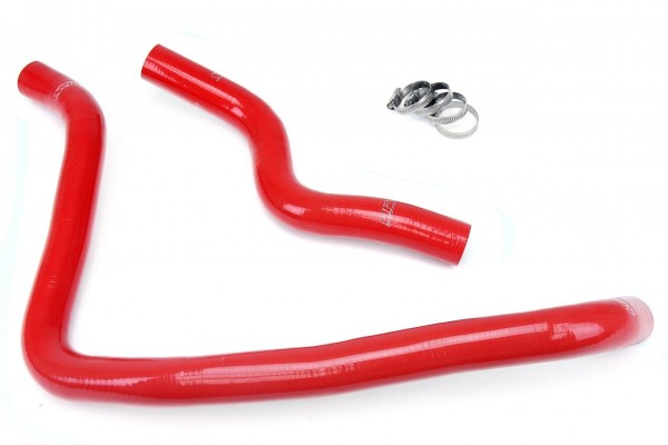 HPS REINFORCED RED SILICONE RADIATOR HOSE KIT COOLANT FOR HONDA 98-02 ACCORD 2.3L 4CYL