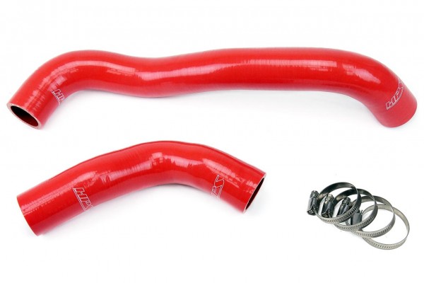 HPS REINFORCED RED SILICONE RADIATOR HOSE KIT COOLANT FOR MAZDA 89-92 RX7 FC3S 1.3L NA TURBO