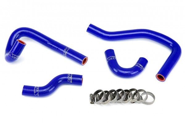 HPS BLUE REINFORCED SILICONE HEATER HOSE KIT FOR MAZDA 93-95 RX7 FD3S