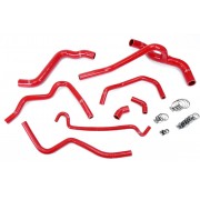 HPS RED REINFORCED SILICONE RADIATOR AND HEATER HOSE KIT COOLANT FOR FORD 05-10 MUSTANG 4.0L V6