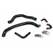 HPS BLACK REINFORCED SILICONE RADIATOR AND HEATER HOSE KIT COOLANT FOR FORD 01-04 MUSTANG 3.8L 3.9L V6