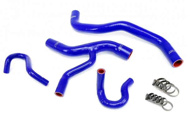 HPS BLUE REINFORCED SILICONE RADIATOR AND HEATER HOSE KIT COOLANT FOR FORD 96-01 MUSTANG GT 4.6L V8