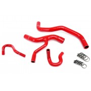 HPS RED REINFORCED SILICONE RADIATOR AND HEATER HOSE KIT COOLANT FOR FORD 96-01 MUSTANG GT 4.6L V8