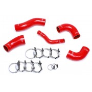 HPS RED REINFORCED SILICONE INTERCOOLER HOSE KIT FOR HYUNDAI 11-14 SONATA 2.0L TURBO