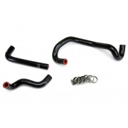 HPS BLACK REINFORCED SILICONE HEATER HOSE KIT FOR MAZDA 86-92 RX7 FC3S NON TURBO LHD