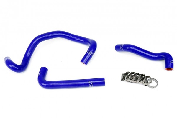 HPS BLUE REINFORCED SILICONE HEATER HOSE KIT FOR MAZDA 86-92 RX7 FC3S TURBO LHD
