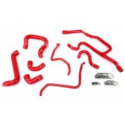 HPS REINFORCED RED SILICONE RADIATOR HOSE + HEATER HOSE KIT COOLANT FOR BMW 88-92 E30 325I 325IS 325IX 2.5L US SPEC
