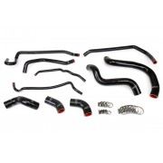 HPS BLACK REINFORCED SILICONE RADIATOR AND HEATER HOSE KIT COOLANT FOR FORD 11-14 MUSTANG GT 5.0L V8 & BOSS 302