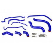 HPS BLUE REINFORCED SILICONE RADIATOR AND HEATER HOSE KIT COOLANT FOR FORD 11-14 MUSTANG GT 5.0L V8 & BOSS 302