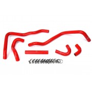 HPS REINFORCED RED SILICONE HEATER HOSE KIT COOLANT FOR TOYOTA 00-05 MR2 SPYDER