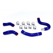 HPS REINFORCED RED SILICONE HEATER HOSE KIT COOLANT FOR NISSAN 07-08 350Z VQ35HR
