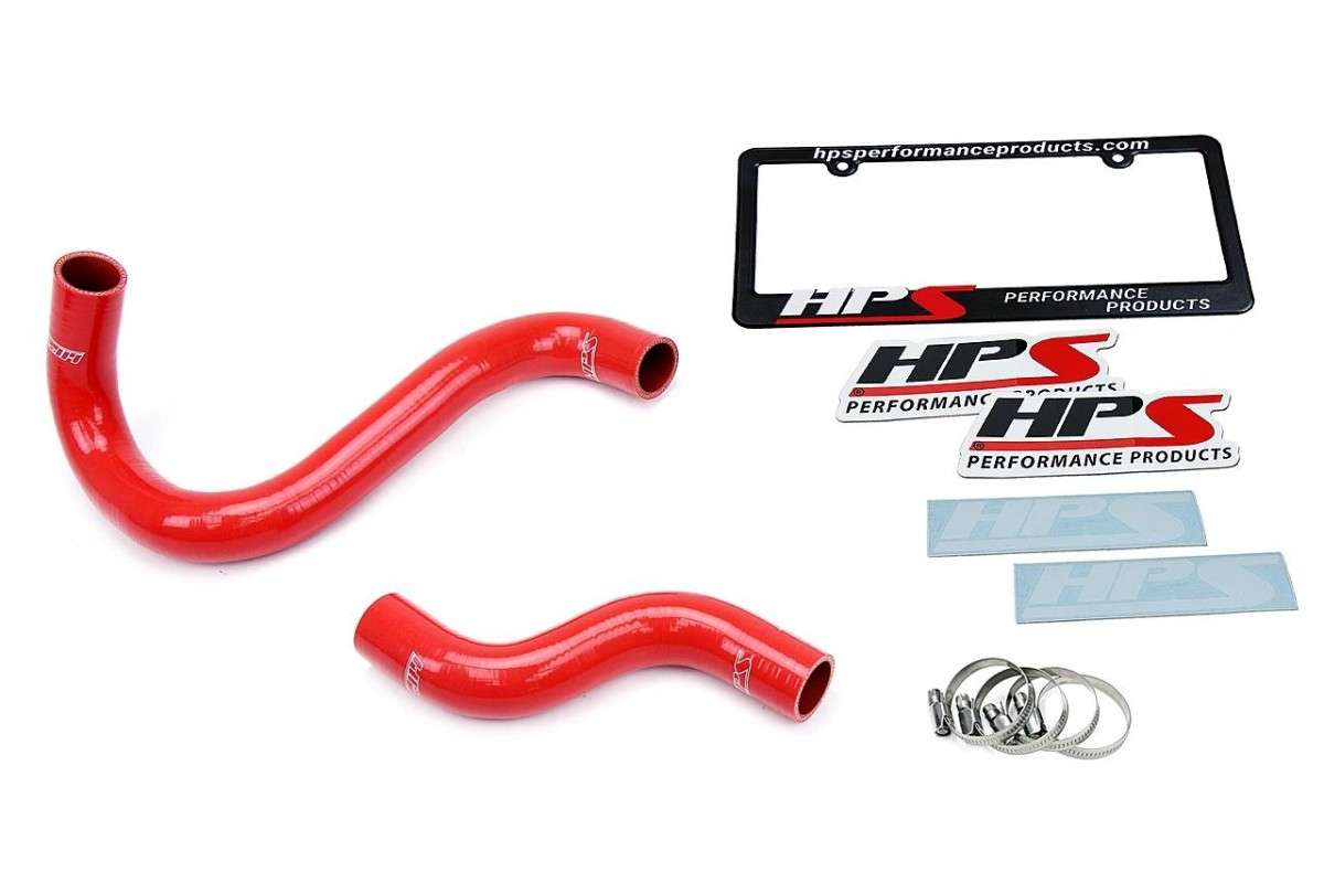 Datsun 7478 260Z HPS Red High Temp Reinforced Silicone Radiator Hose