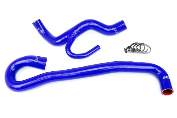 HPS BLUE REINFORCED SILICONE RADIATOR HOSE KIT COOLANT FOR JEEP 12-15 GRAND CHEROKEE WK2 SRT8 6.4L