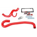 HPS RED REINFORCED SILICONE RADIATOR HOSE KIT COOLANT FOR JEEP 12-15 GRAND CHEROKEE WK2 SRT8 6.4L