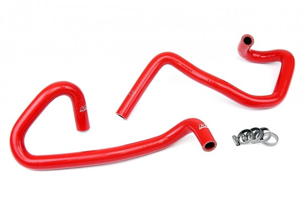 HPS REINFORCED RED SILICONE HEATER HOSE KIT COOLANT FOR TOYOTA 05-14 TACOMA 2.7L 4CYL