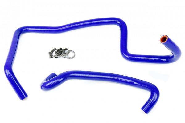 HPS BLUE REINFORCED SILICONE HEATER HOSE KIT COOLANT FOR JEEP 06-07 GRAND CHEROKEE WK1 SRT8 6.1L WITH REAR HEATER