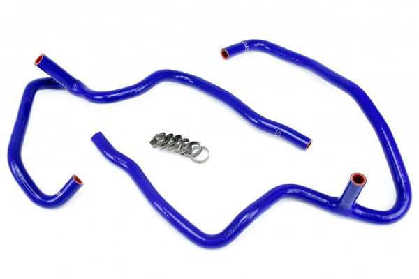 HPS BLUE REINFORCED SILICONE HEATER HOSE KIT COOLANT FOR JEEP 08-10 GRAND CHEROKEE WK1 SRT8 6.1L WITHOUT REAR CLIMATE CONTROL