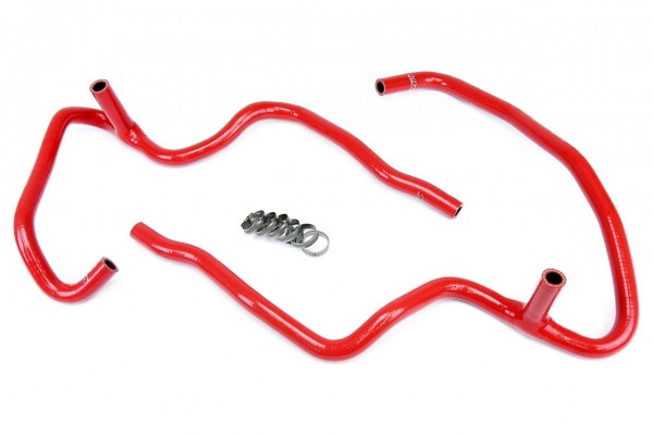 HPS RED REINFORCED SILICONE HEATER HOSE KIT COOLANT FOR JEEP 08-10 GRAND CHEROKEE WK1 SRT8 6.1L WITHOUT REAR CLIMATE CONTROL