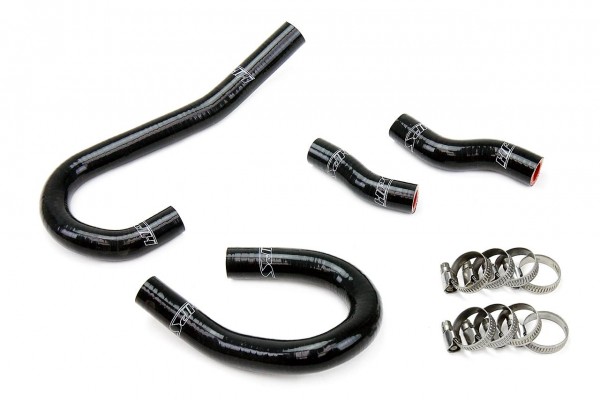 HPS BLACK REINFORCED SILICONE HEATER HOSE KIT COOLANT FOR JEEP 12-15 GRAND CHEROKEE WK2 SRT8 6.4L