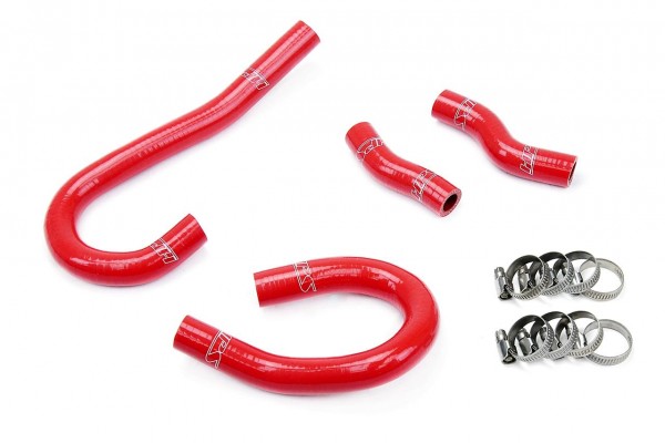HPS RED REINFORCED SILICONE HEATER HOSE KIT COOLANT FOR JEEP 12-15 GRAND CHEROKEE WK2 SRT8 6.4L