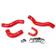 HPS RED REINFORCED SILICONE RADIATOR HOSE KIT COOLANT FOR TOYOTA 89-95 PICKUP 22RE NON TURBO EFI