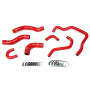 HPS REINFORCED RED SILICONE RADIATOR + HEATER HOSE KIT COOLANT FOR TOYOTA 89-95 PICKUP 22RE NON TURBO EFI LHD