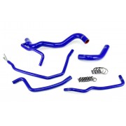 HPS BLUE SILICONE RADIATOR HOSE 5PCS COMPLETE KIT COOLANT BYPASS FOR SCION 11-15 TC