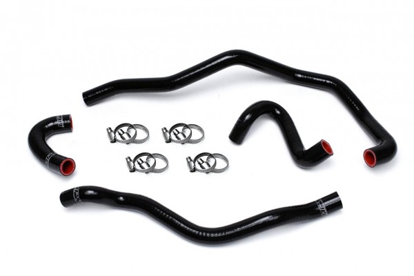 HPS REINFORCED BLACK SILICONE HEATER HOSE KIT COOLANT FOR BMW 01-06 E46 M3 LEFT HAND DRIVE