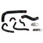 HPS BLACK REINFORCED SILICONE RADIATOR AND HEATER HOSE KIT COOLANT FOR MAZDA 93-95 RX7 FD3S