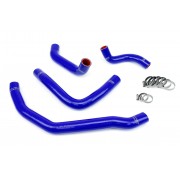 HPS BLUE REINFORCED SILICONE RADIATOR COOLANT HOSE KIT (4PC SET) FOR REAR ENGINE FOR TOYOTA 90-99 MR2 3SGTE TURBO