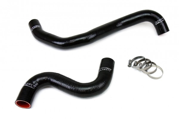 HPS BLACK REINFORCED SILICONE RADIATOR AND HEATER HOSE KIT COOLANT FOR FORD 2015-2016 MUSTANG GT 5.0L V8