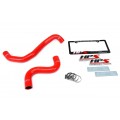 HPS RED REINFORCED SILICONE RADIATOR AND HEATER HOSE KIT COOLANT FOR FORD 2015-2016 MUSTANG GT 5.0L V8