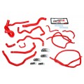 HPS RED REINFORCED SILICONE RADIATOR + HEATER HOSE KIT COOLANT FOR MAZDA 07-09 MAZDASPEED 3 2.3L TURBO