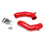HPS RED REINFORCED SILICONE POST MAF AIR INTAKE HOSE KIT FOR INFINITI 11-13 M56 5.6L V8