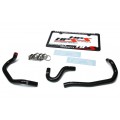 HPS Black Reinforced Silicone Heater Hose Kit Coolant for Toyota 86-92 Supra MK3 Turbo & NA 7MGE / 7MGTE Left Hand Drive