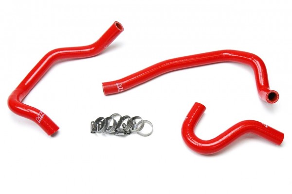 HPS Red Reinforced Silicone Heater Hose Kit Coolant for Toyota 86-92 Supra MK3 Turbo & NA 7MGE / 7MGTE Left Hand Drive
