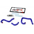 HPS Blue Reinforced Silicone Heater Hose Kit Coolant for Toyota 93-98 Supra MK4 2JZ Turbo Left Hand Drive