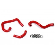 HPS Red Reinforced Silicone Heater Hose Kit Coolant for Toyota 93-98 Supra MK4 2JZ Turbo Left Hand Drive