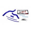 HPS BLUE REINFORCED SILICONE RADIATOR HOSE KIT COOLANT FOR HONDA 01-05 CIVIC 1.7L AUTOMATIC TRANS.