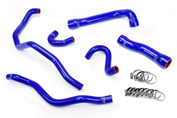 HPS BLUE REINFORCED SILICONE RADIATOR + HEATER HOSE KIT COOLANT FOR BMW 01-06 E46 M3 LEFT HAND DRIVE