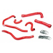 HPS RED REINFORCED SILICONE RADIATOR + HEATER HOSE KIT COOLANT FOR BMW 01-06 E46 M3 LEFT HAND DRIVE