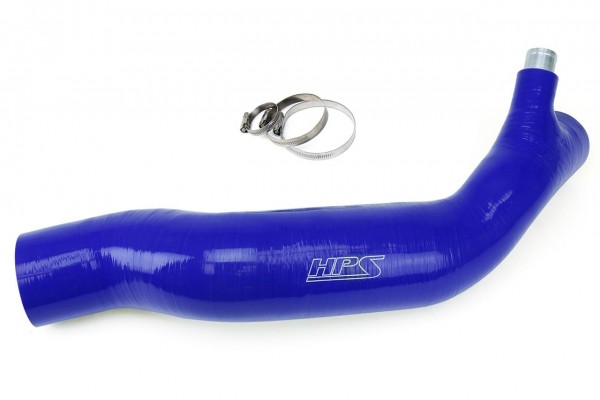 HPS Blue Reinforced Silicone Post MAF Air Intake Hose Kit for Lexus 16-17 RC200t 2.0L Turbo