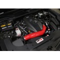 HPS Red Reinforced Silicone Post MAF Air Intake Hose Kit for Lexus 16-17 RC200t 2.0L Turbo