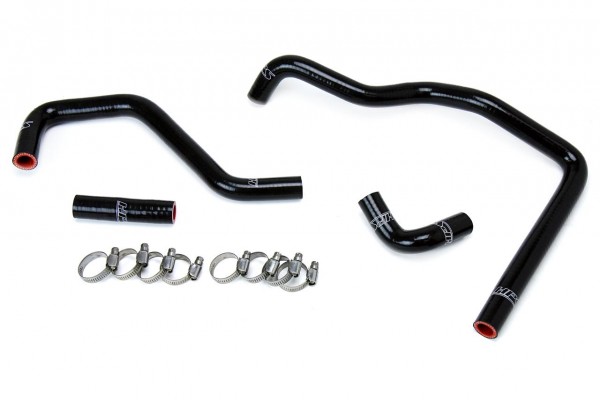 HPS Black Reinforced Silicone Heater Hose Kit for Toyota 84-88 Pickup 22RE Non Turbo EFI LHD