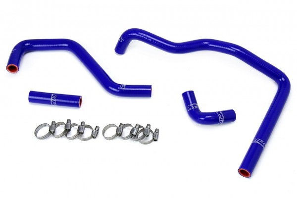HPS Blue Reinforced Silicone Heater Hose Kit for Toyota 84-88 Pickup 22RE Non Turbo EFI LHD