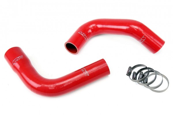 HPS Red Reinforced Silicone Radiator Hose Kit Coolant for Jeep 76-86 CJ7 4.2L